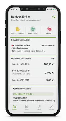 Application Mobile Mgen Vos Demarches Et Remboursements Mgen